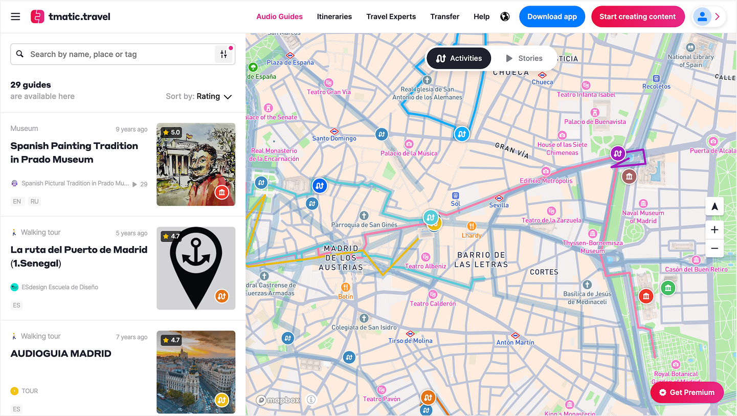 Audio Guides Mapping Platform: CMS, Public View & API — screenshot 3
