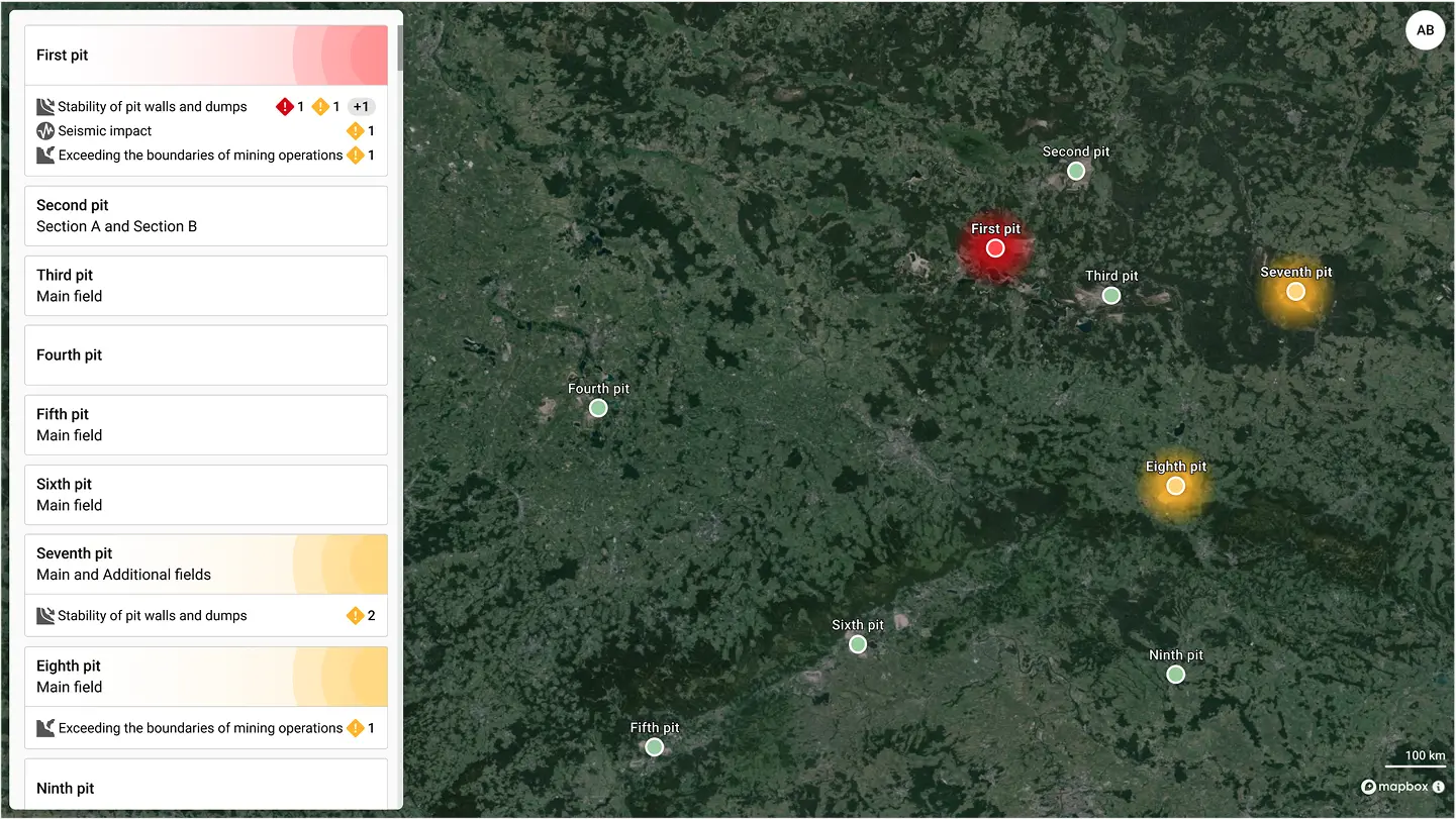 Coal Mining Safety Platform: Digital Twin & Realtime Monitoring — screenshot 3